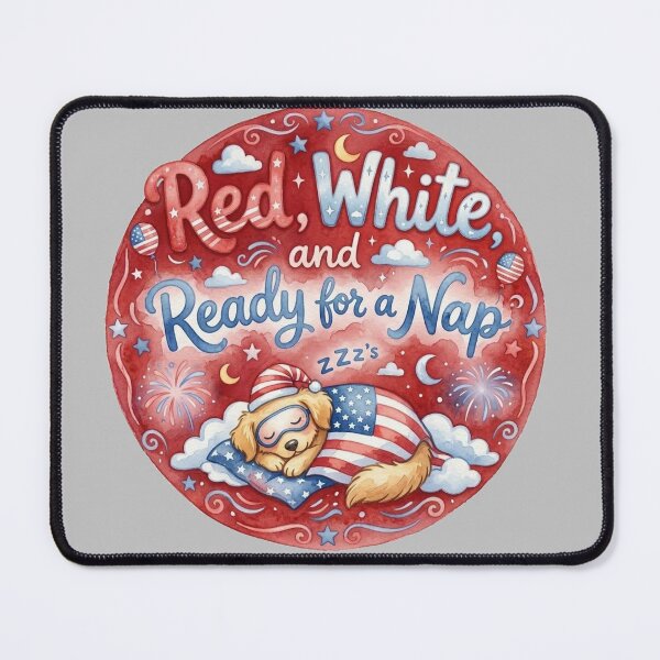 Item preview, Red, White, and Ready for a Nap designed and sold by 1st Choice Design.