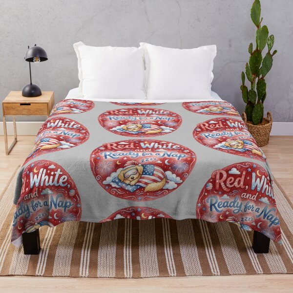 Item preview, Red, White, and Ready for a Nap designed and sold by 1st Choice Design.