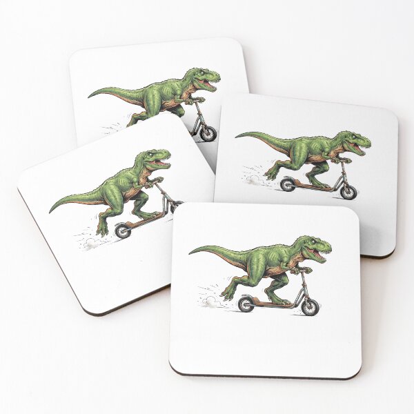 Item preview, T rex on a scooter literally designed and sold by anuggra.