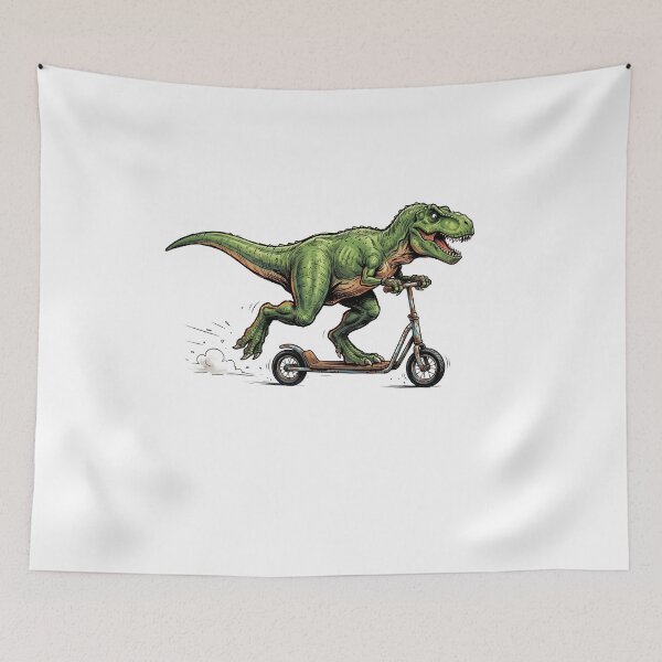 Item preview, T rex on a scooter literally designed and sold by anuggra.