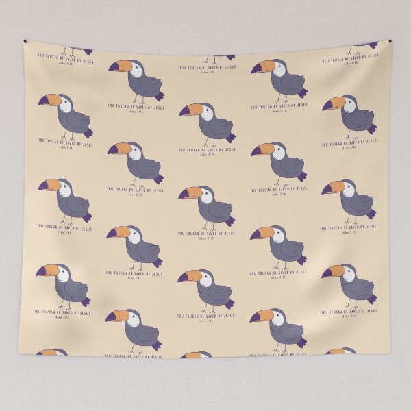 Item preview, You Toucan Be Saved John 316 Jesus Tropical Bird Funny Christian designed and sold by Forevermore.