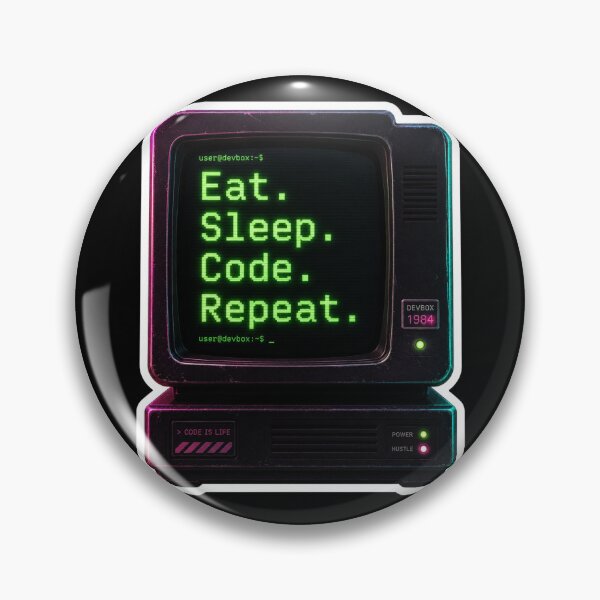 Item preview, Eat Sleep Code Repeat designed and sold by Mr-AShop.