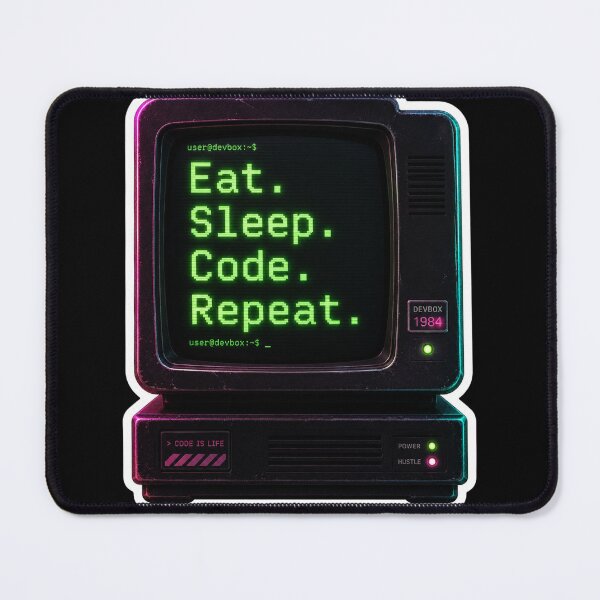 Item preview, Eat Sleep Code Repeat designed and sold by Mr-AShop.