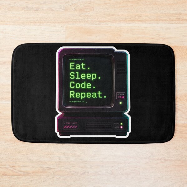 Item preview, Eat Sleep Code Repeat designed and sold by Mr-AShop.