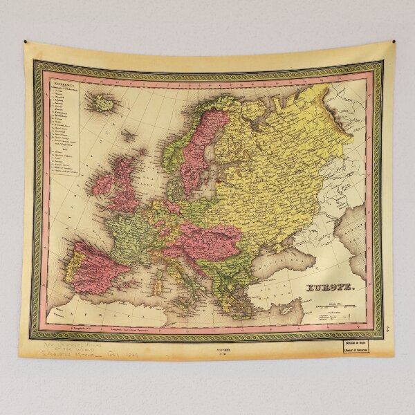 Item preview, Map of Europe (1849) designed and sold by allhistory.