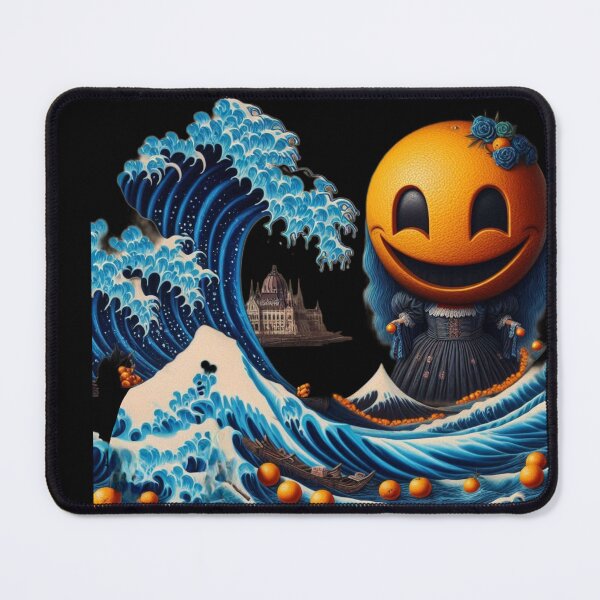 Item preview, Rising Tide over Budapest – Dark Surrealism Pop Art designed and sold by LujziWorld.