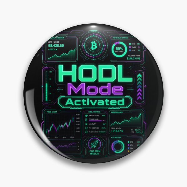 Artikelvorschau, HODL Mode Activated entworfen und verkauft von Mr-AShop.