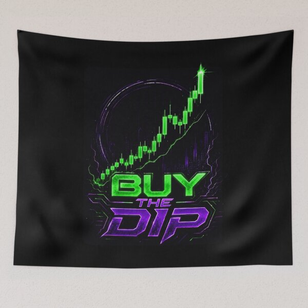 Item preview, Buy The Dip Neon Chart designed and sold by Mr-AShop.