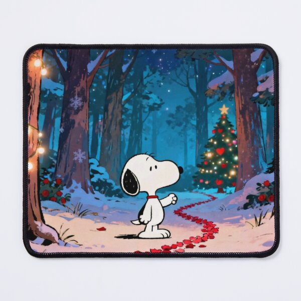 Item preview, Snoopy Christmas Winter Rose Forest designed and sold by Innova_Creations.