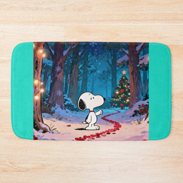Item preview, Snoopy Christmas Winter Rose Forest designed and sold by Innova_Creations.