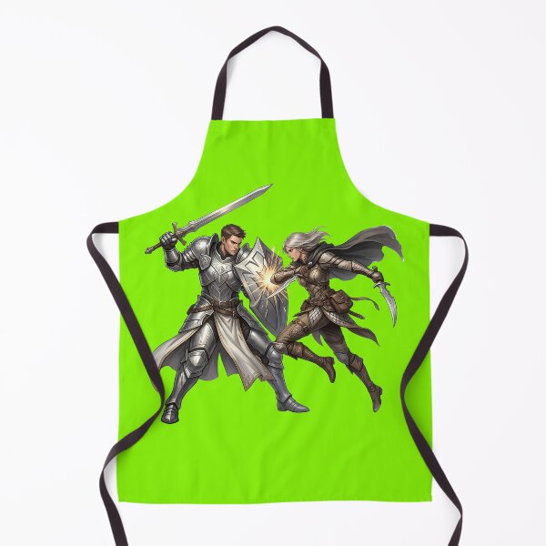 Item preview, Paladin And Rogue Fantasy RPG Warriors Art designed and sold by Utopian-Magic.