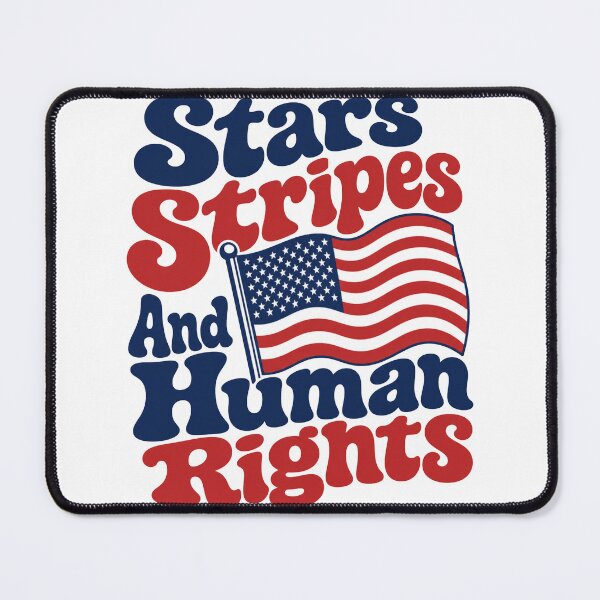 Item preview, Stars Stripes And Human Rights designed and sold by GrooveAndGlow.
