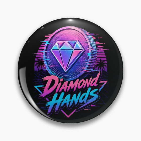 Item preview, Diamond Hands Neon Gem designed and sold by Mr-AShop.