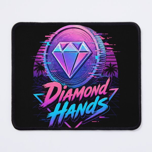 Item preview, Diamond Hands Neon Gem designed and sold by Mr-AShop.