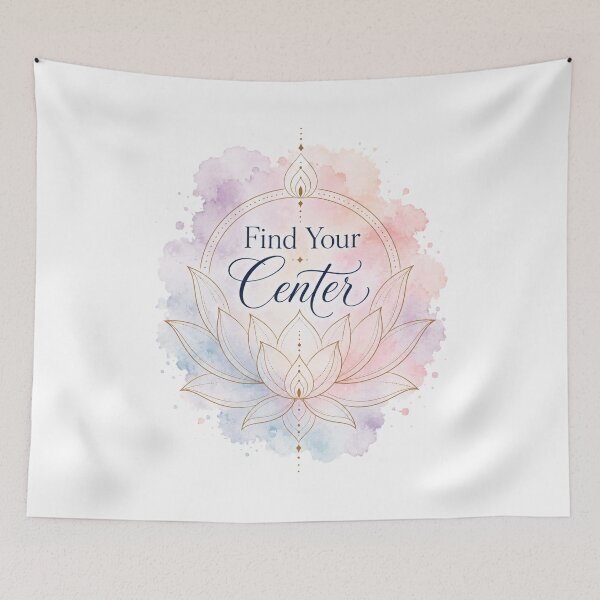 Item preview, Find Your Center Lotus Bloom designed and sold by Mr-AShop.