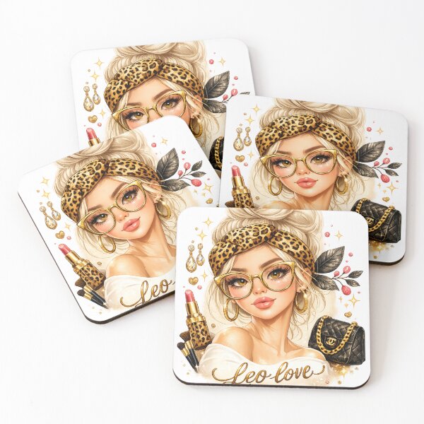 Item preview, Leo Love Glam Fashion Girl Zodiac Design designed and sold by ⭐ AURA STUDIO.