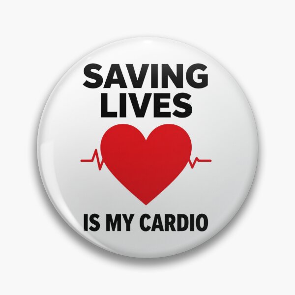 Item preview, Saving Lives Is My Cardio | Medical Heartbeat Design designed and sold by MariMarArt.