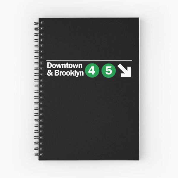 Item preview, NYC Subway Logo - Downtown & Brooklyn designed and sold by DGMaxShop.