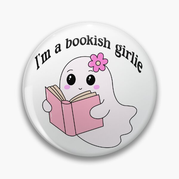 Item preview, I'm a bookish girlie ghost designed and sold by RavenAMarie .