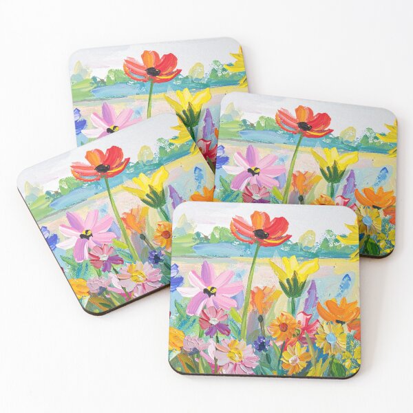 Item preview, Watercolor Floral Collage on Summer Day designed and sold by The Retromotel.