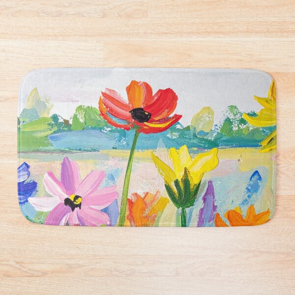 Item preview, Watercolor Floral Collage on Summer Day designed and sold by The Retromotel.