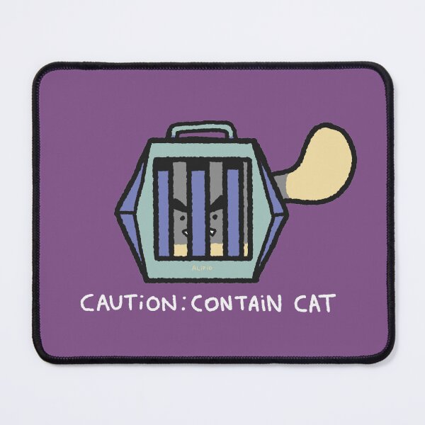 Item preview, CAUTION: CONTAIN CAT designed and sold by MENINO ALIPIO.