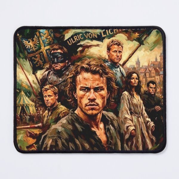 Item preview, A Knight's Tale Retro Medieval Action Adventure Comedy Tribute Art Movie Poster designed and sold by Art's Diner.