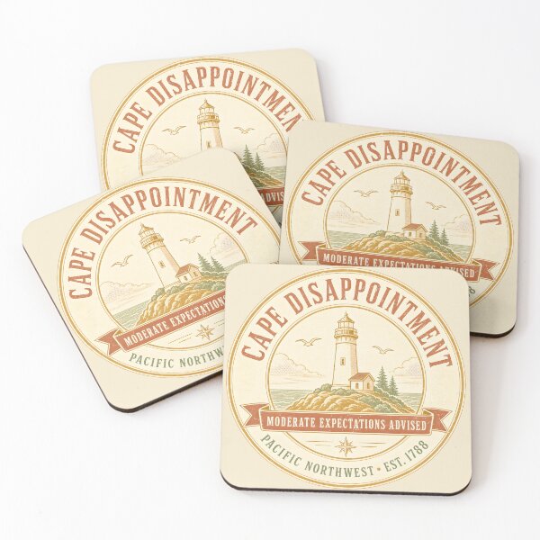 Item preview, Cape Disappointment Pacific Northwest Vintage Park Badge designed and sold by WholeLifePress.