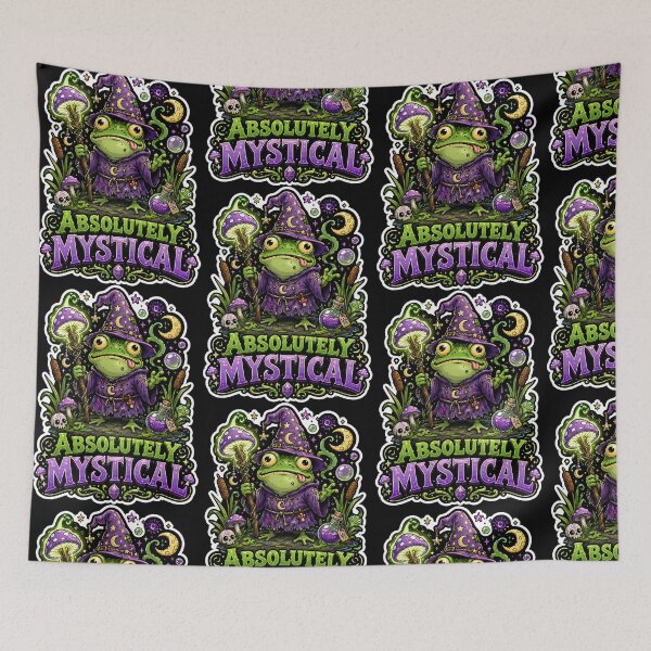 Item preview, Weird Little Frog Wizard designed and sold by Tharaazu.