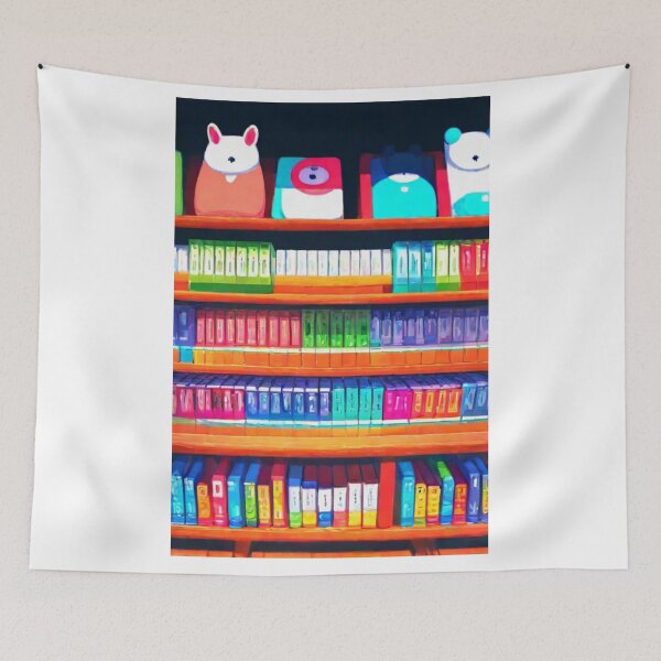 Item preview, Design - Multicolored Shelves, Joyful and Vibrant Universe designed and sold by Reverso-Design.