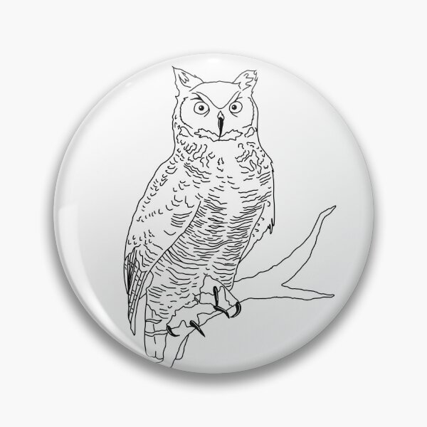 Item preview, Great Horned Owl designed and sold by CLBCreatives.
