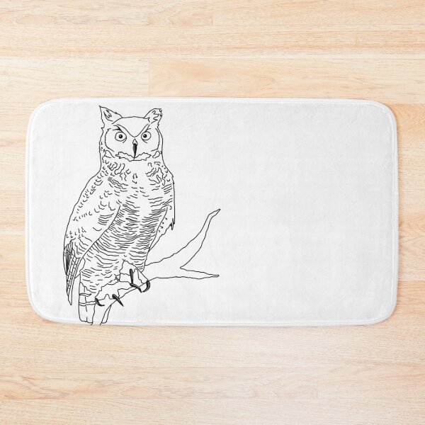 Aperçu de l'œuvre Hibou grand duc créée et vendue par CLBCreatives.