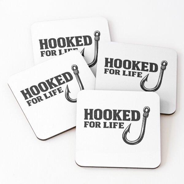 Item preview, Hooked for Life | Fishing Hook designed and sold by EastEndTownie.