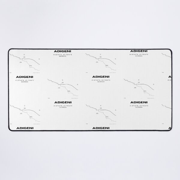 Item preview, Adigeni Georgia Minimalist City Map with Coordinates | Black and White Street Map Art designed and sold by RM-Journey.