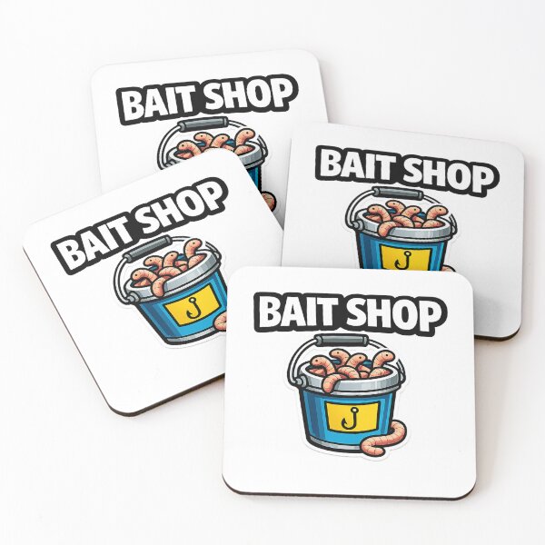Item preview, Bait Shop | Funny Fishing Bucket & Worms designed and sold by EastEndTownie.