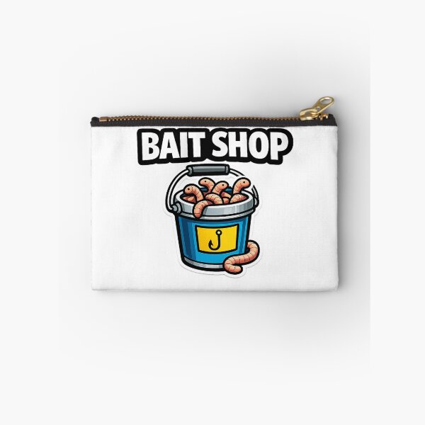 Item preview, Bait Shop | Funny Fishing Bucket & Worms designed and sold by EastEndTownie.
