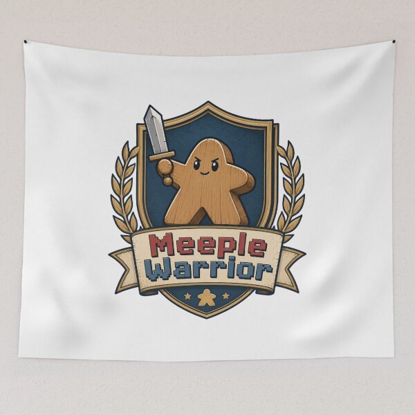 Artikelvorschau, Meeple Warrior entworfen und verkauft von Mr-AShop.