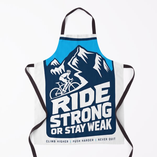 Item preview, Ride Strong Or Stay Weak Mountain Bike Retro Cycling Motivation designed and sold by Digistore1221.