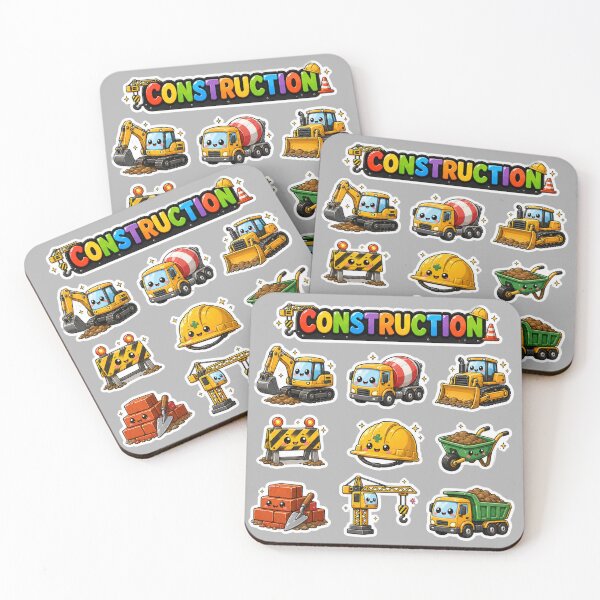 Item preview, Cute Kawaii Kids Construction Theme designed and sold by JoangRama.