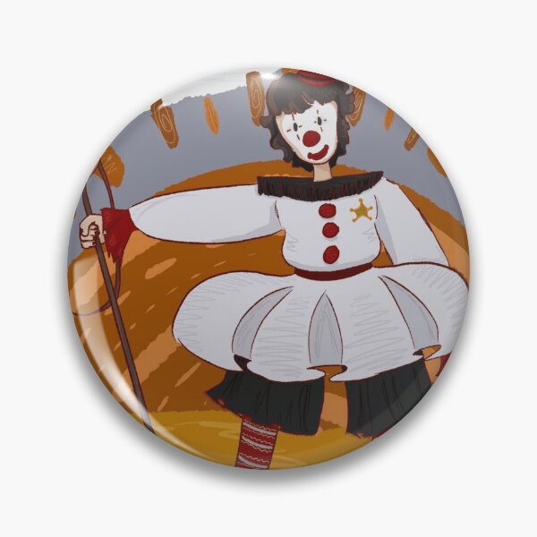 Item preview, Cute Cowboy Clown Riding a Stick Horse Illustration designed and sold by Sweet-Weirdo.
