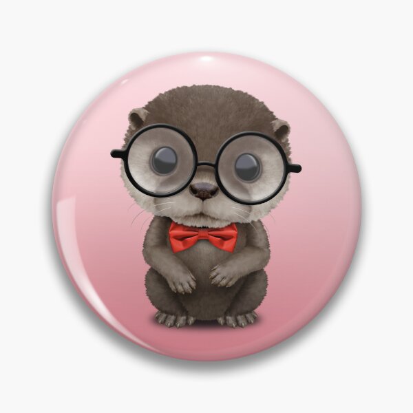 Item preview, Cute Otter Wearing Glasses and Bow Tie designed and sold by JeffBartels.