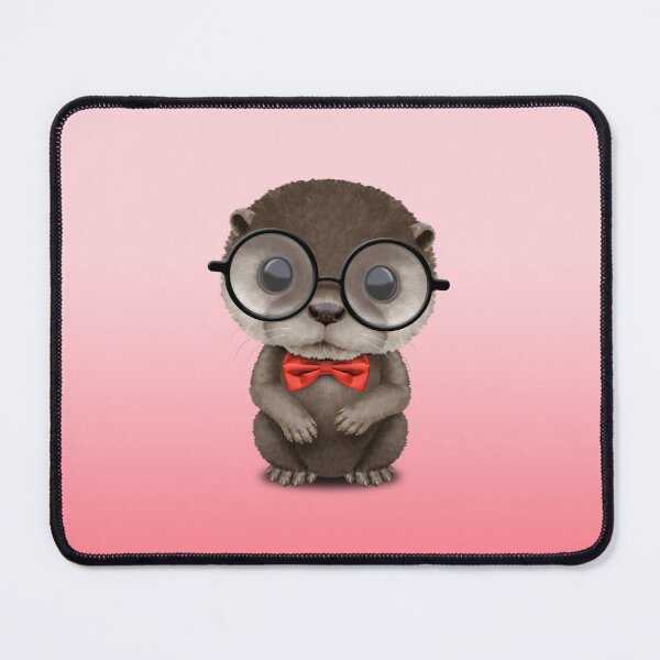 Item preview, Cute Otter Wearing Glasses and Bow Tie designed and sold by JeffBartels.