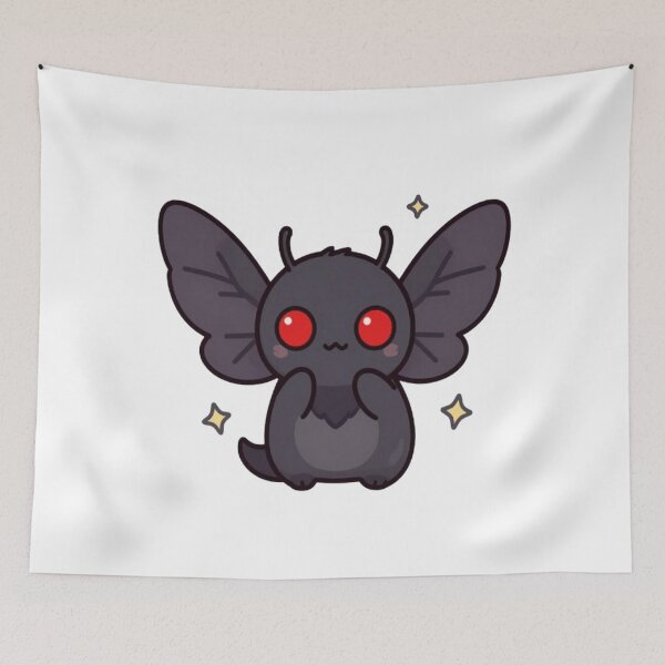 Item preview, Mothman Cryptid Cute Cartoon Design designed and sold by GraffiCity.