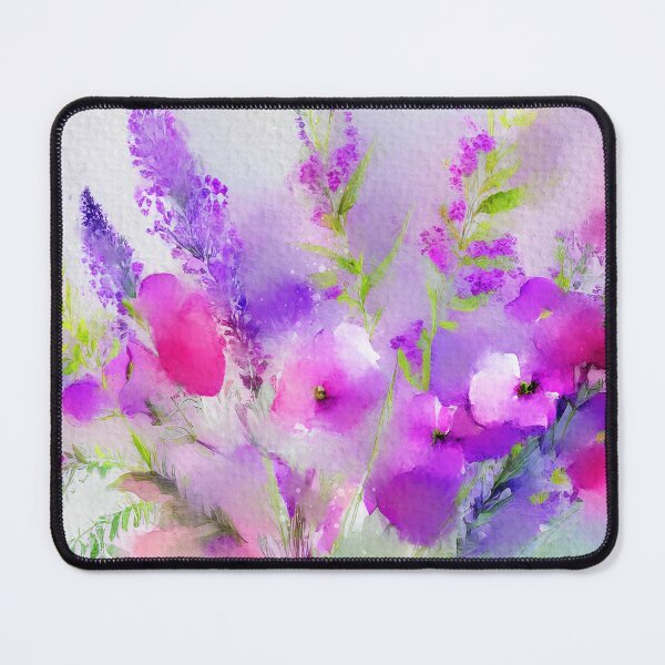 Item preview, Pastel Watercolor-Inspired Wildflowers Impressionist-Style Digital Art designed and sold by DEC02.