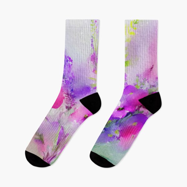 Item preview, Pastel Watercolor-Inspired Wildflowers Impressionist-Style Digital Art designed and sold by DEC02.