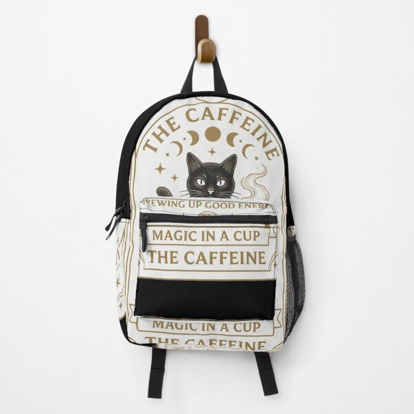 Item preview, The Caffeine Tarot Card Black Cat Coffee designed and sold by piketo.