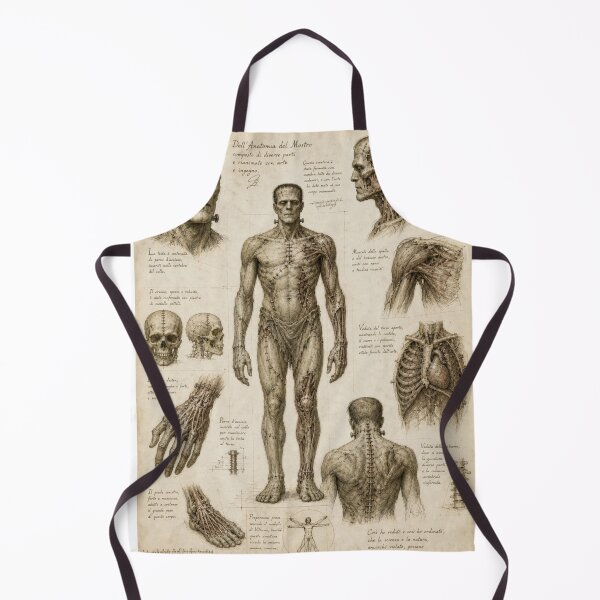 Item preview, Anatomy of Frankenstein's Monster by Leonardo da Vinci designed and sold by Amerizona Designs.