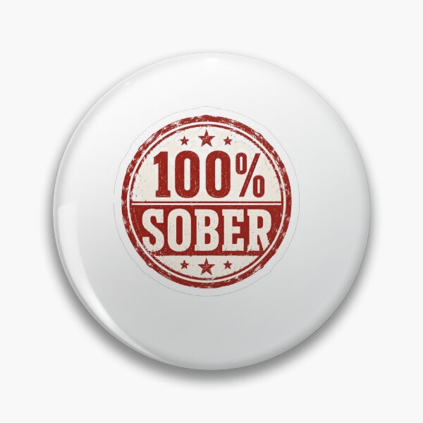 Item preview, 100 Percent Sober Stamp designed and sold by Mr-AShop.
