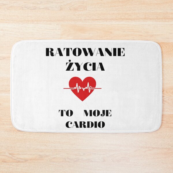 Item preview, Czerwone serce z linią bicia serca | Medyczny motyw serca designed and sold by MariMarArt.