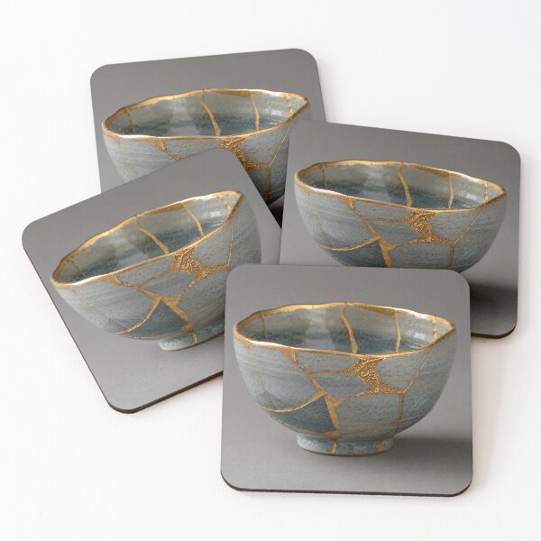 Item preview, Kintsugi Ceramic Bowl - Traditional Japanese Art designed and sold by Purrfecta.
